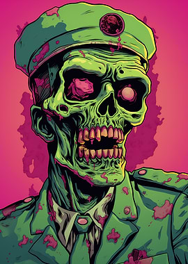 Zombie Soldier Illustration