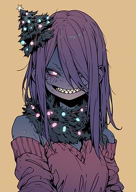 Creepy Christmas Girl