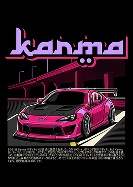 Toyota 86 Karma Body Kit Pink