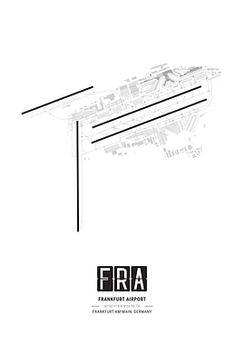 Frankfurt Airport Layout