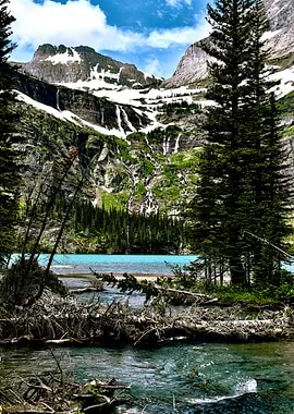 Grinnell Lake Glacier National Park
