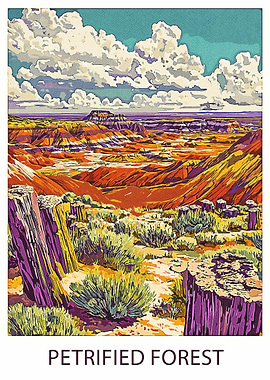 Petrified Forest Landscape