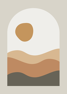 Abstract Landscape Art Print