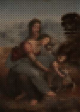 The Virgin and Child with St Anne