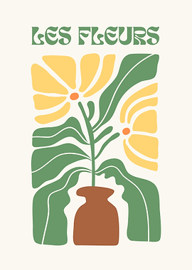 Floral Illustration - Les Fleurs