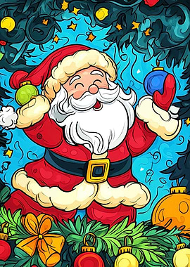 Santa Claus Christmas Illu