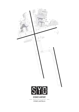 Sydney Airport Layout