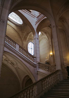 Grand Staircase in a French Palace