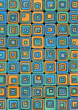 Retro Geometric Pattern