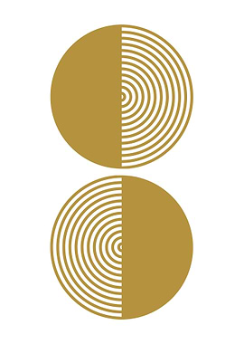 Gold Circle Pattern