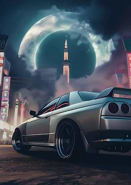 Nissan Skyline R32 Night