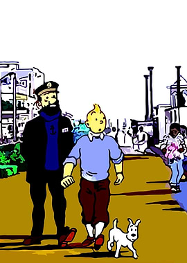 Tintin and Captain Haddock