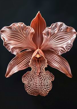 Copper Orchid Flower
