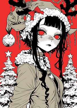 Christmas Anime Girl