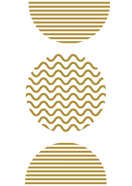 Gold Geometric Shapes