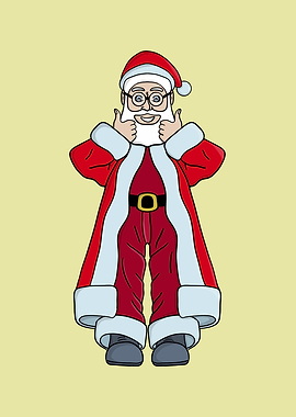 Santa Claus Thumbs Up