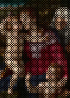 Virgin and Child with Saint Elizabeth and Saint John the Baptist by Agnolo Bronzino