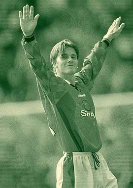 David Beckham Soccer Celebration