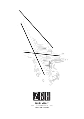 Zurich Airport Layout