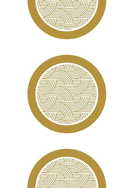 Gold Circle Pattern