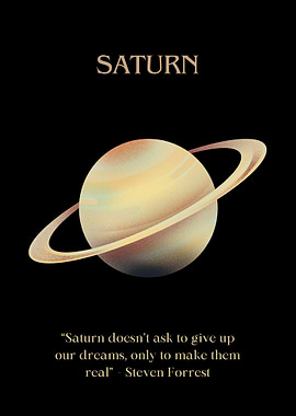 Saturn Planet Illustration