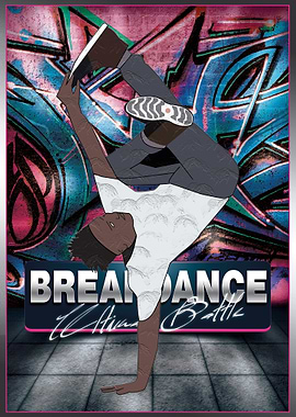 Breakdance Battle Poster