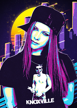 Avril Lavigne Retro Art