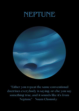 Neptune Planet Illustration