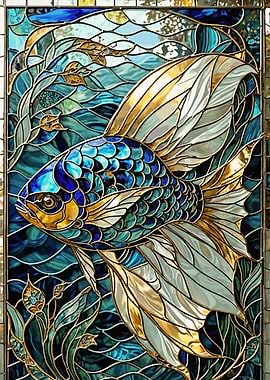 Stained Glass Fish