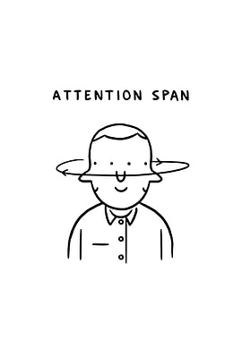 Attention Span Illustration