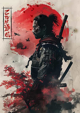 Samurai Warrior Art Print