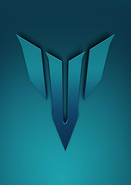 Abstract Teal Logo