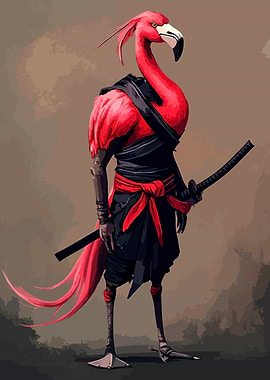 Flamingo Samurai