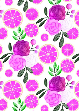 Pink Lemons & Roses
