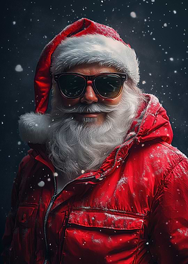 Santa Claus in Sunglasses