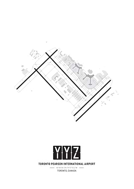 Toronto Pearson Airport Layout