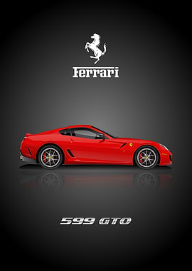 Ferrari 599 GTO Poster