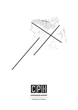Copenhagen Airport Layout