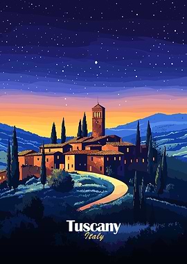 Tuscan Village Night