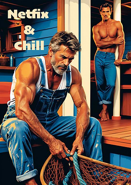 Netfix & Chill - Muscular Men