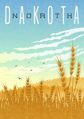 North Dakota Wheat Field
