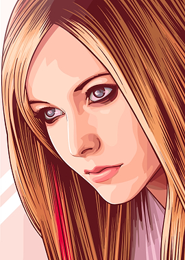 Avril Lavigne Digital Portrait