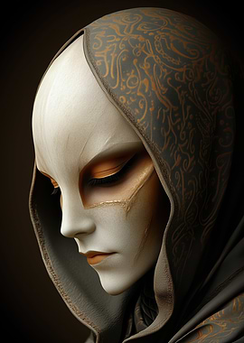 Mysterious Hooded Figure