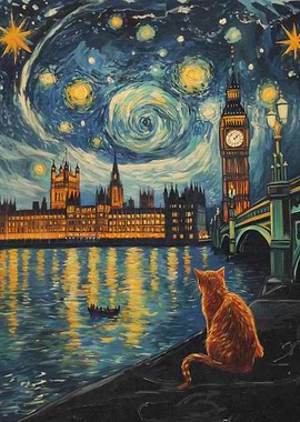 London Night Sky