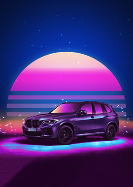 BMW X5 M in Retro Style