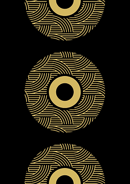 Gold Geometric Pattern