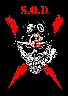 S.O.D. Stormtroopers Of Death Scrawled Lightning