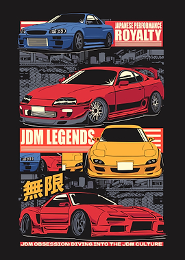 JDM Legends Car Art