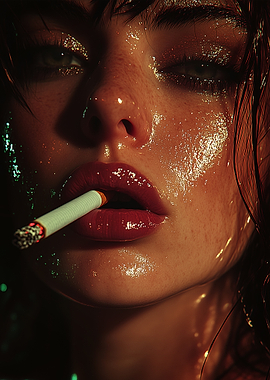 Close-up Portrait of Woman