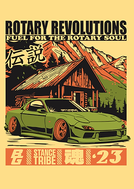 Rotary Revolution Print